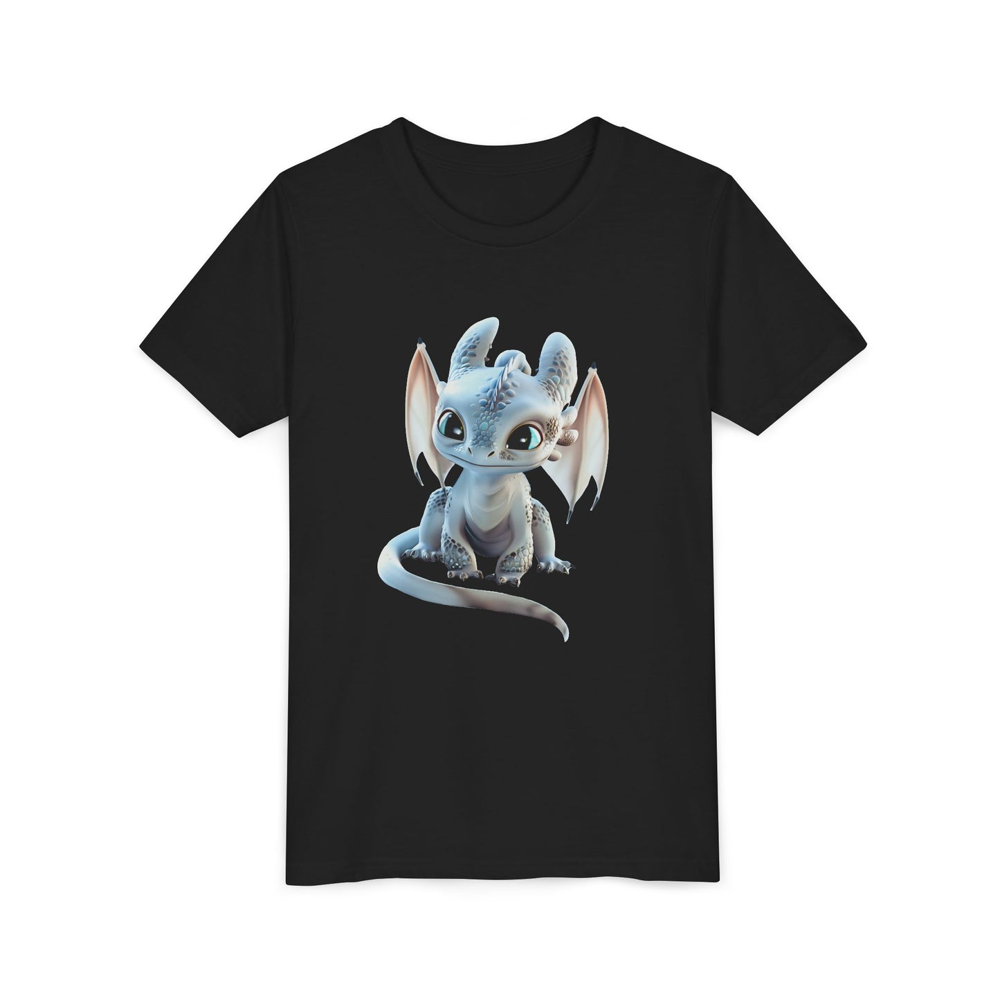 Very Cute Baby Dragon - Youth Short Sleeve T-Shirt - Teeny Tiny Dragons