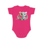 Short Sleeve Baby Bodysuit with Cute Baby Dragon | Teeny Tiny Dragons