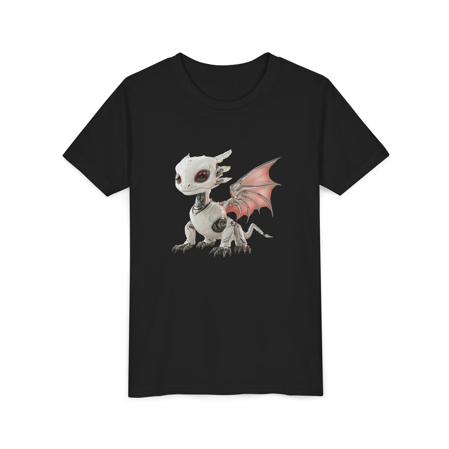 A Cool Robot Dragon - Youth Short Sleeve T-Shirt - Teeny Tiny Dragons