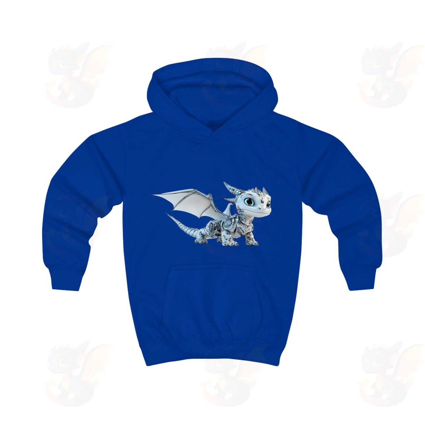 Robot Dragon Design - Kids Hoodie