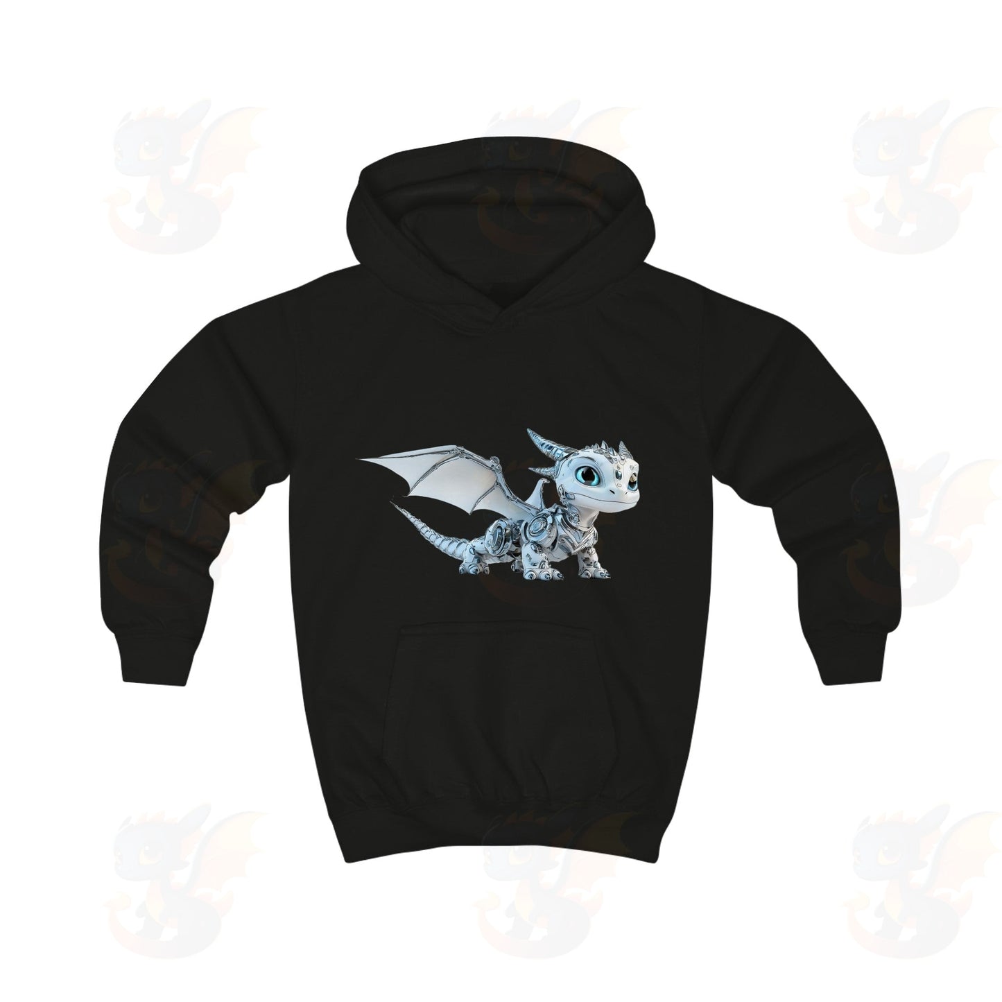 Robot Dragon Design - Kids Hoodie