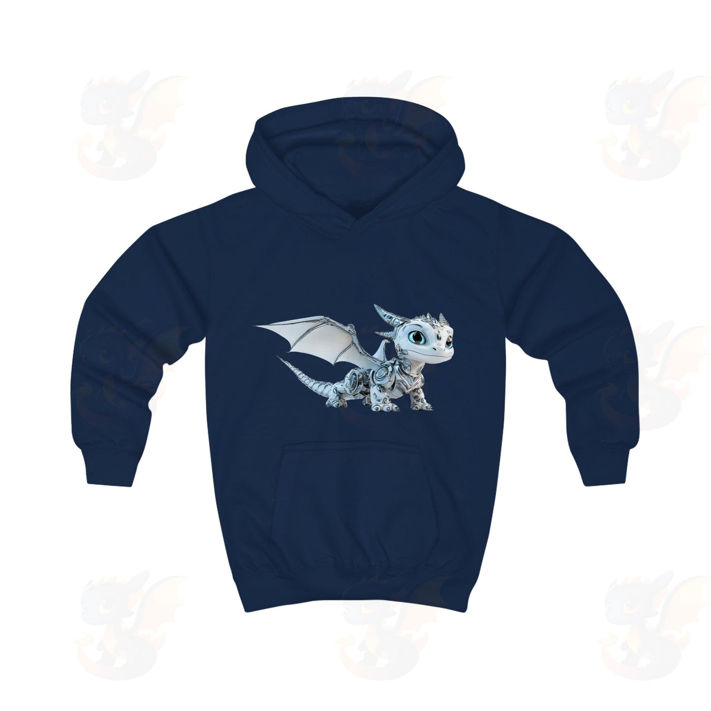 Robot Dragon Design - Kids Hoodie