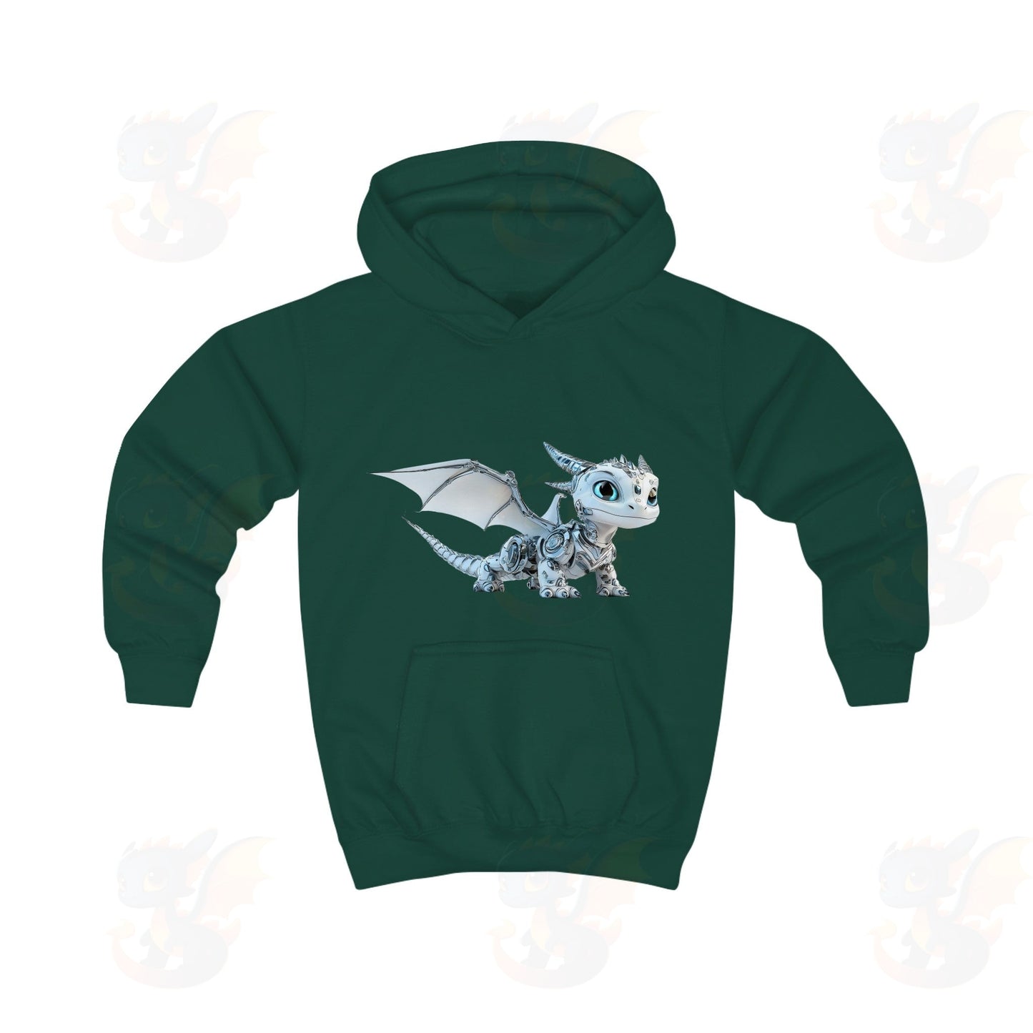 Robot Dragon Design - Kids Hoodie
