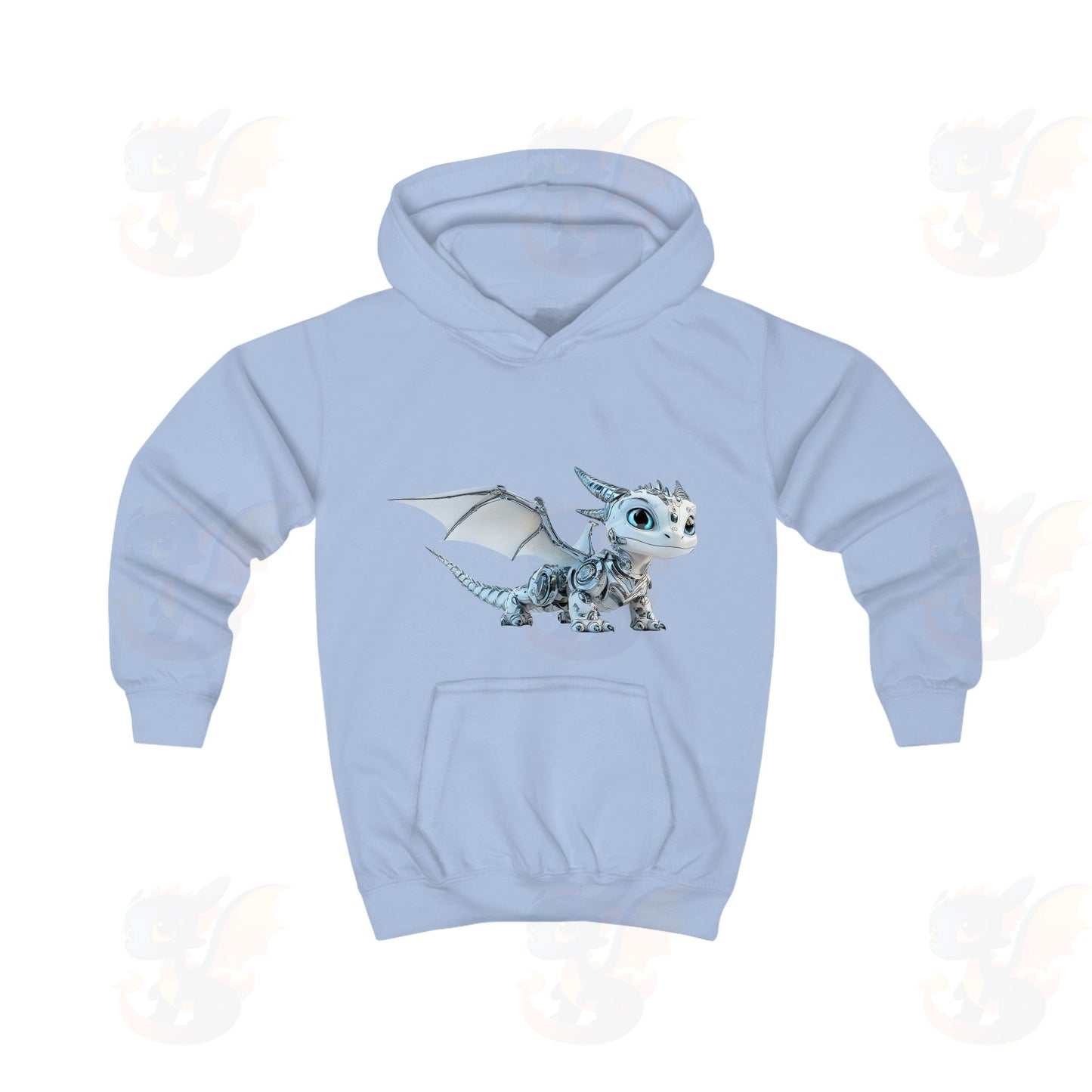 Robot Dragon Design - Kids Hoodie