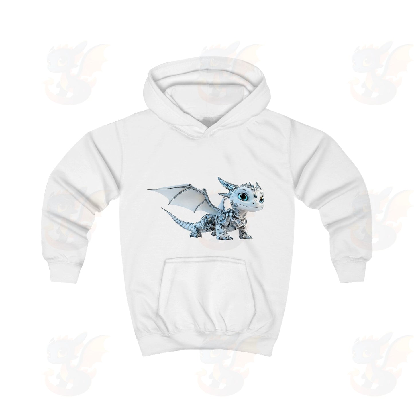 Robot Dragon Design - Kids Hoodie