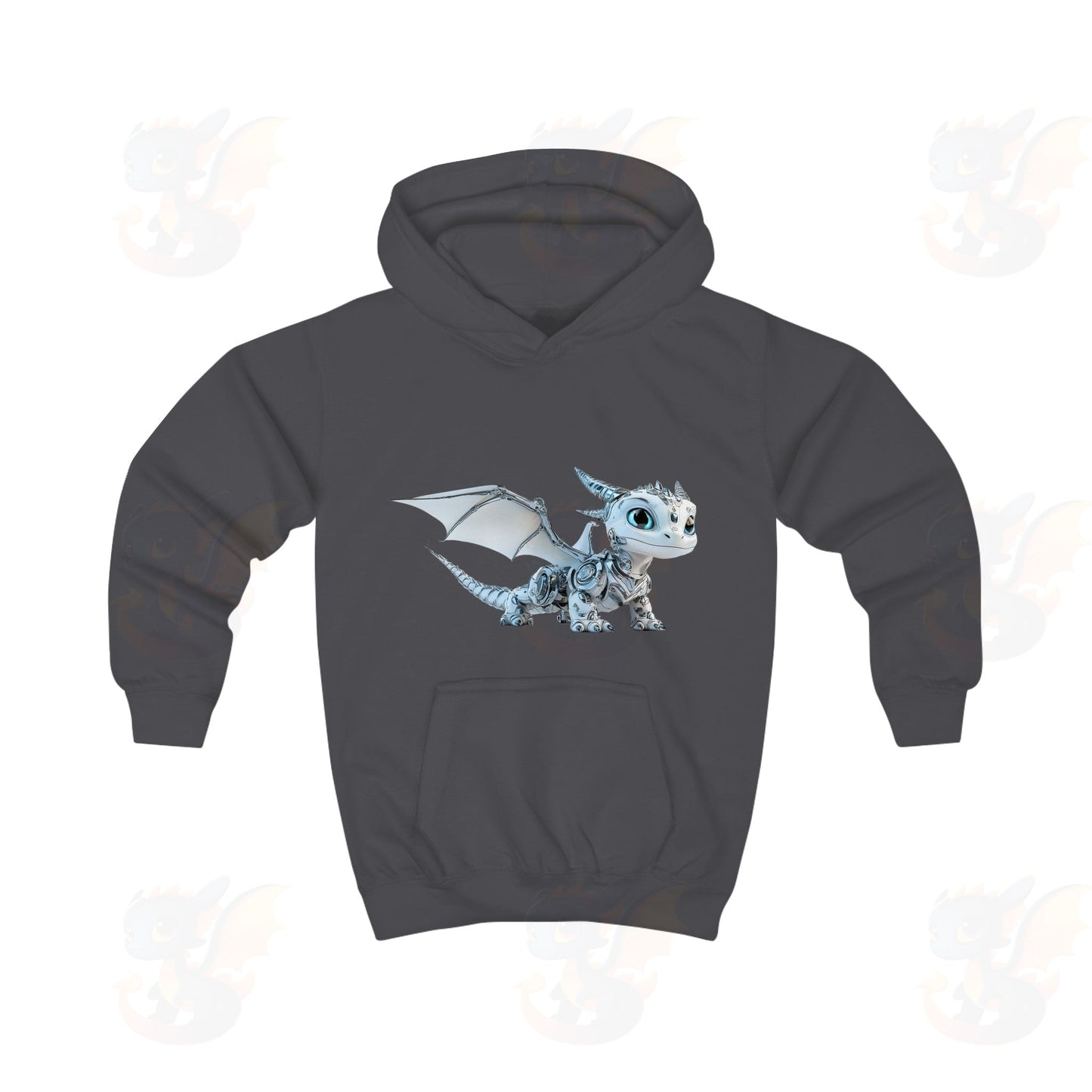 Robot Dragon Design - Kids Hoodie