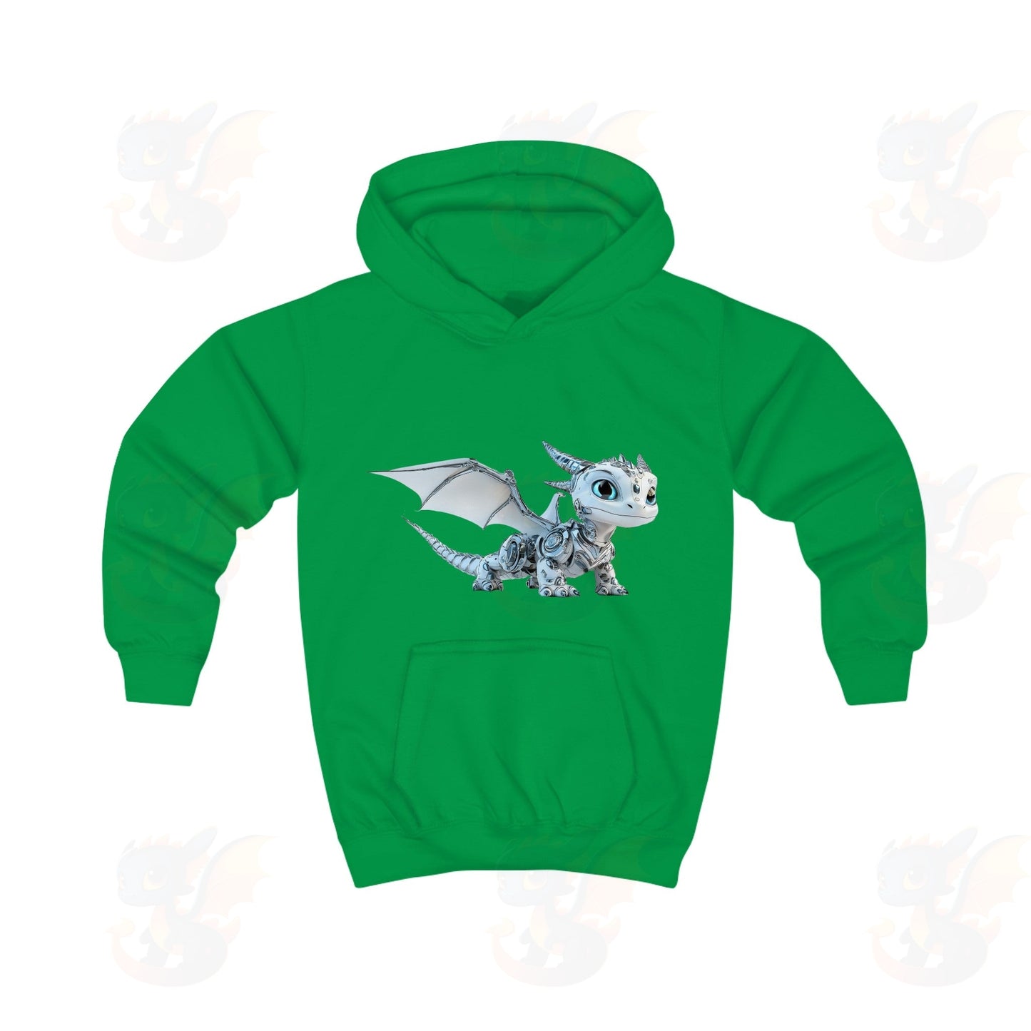 Robot Dragon Design - Kids Hoodie
