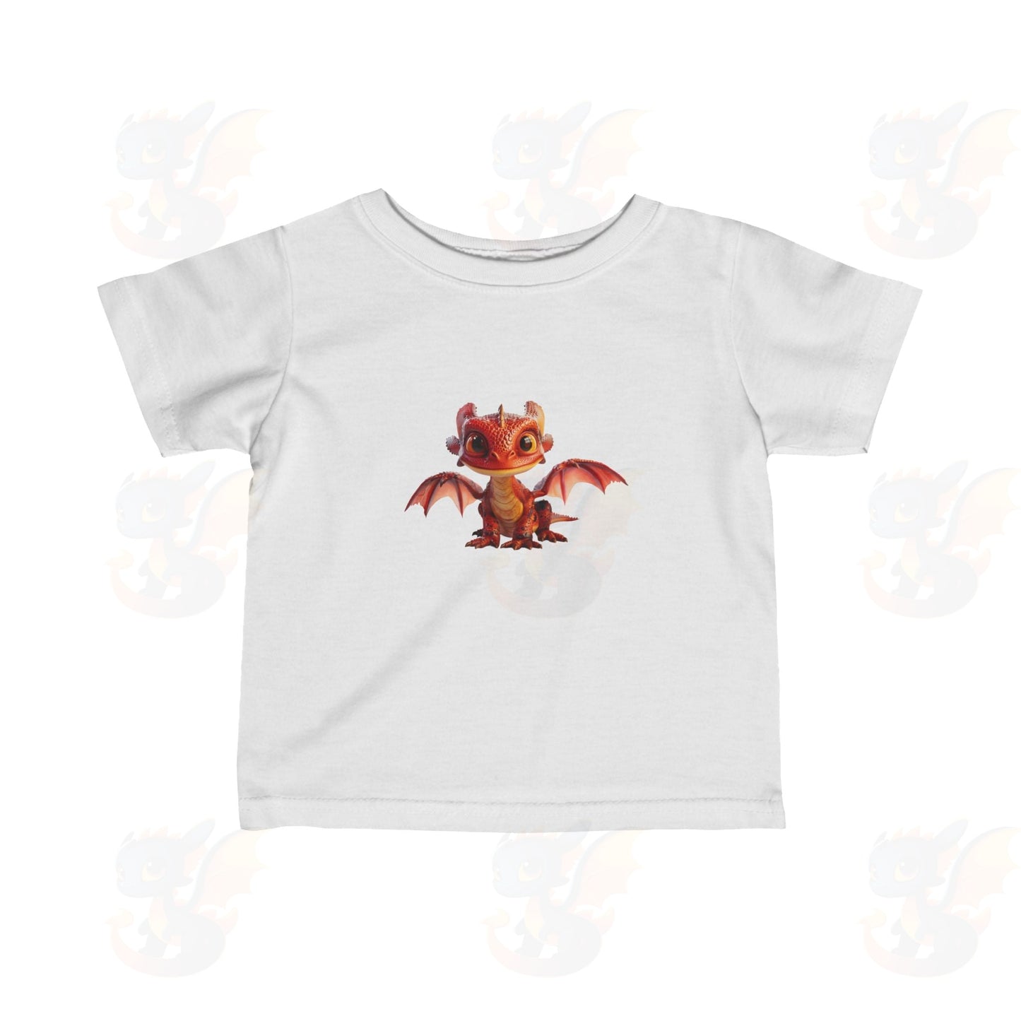 Adorable Red Dragon -  Infant Fine Jersey T-shirt
