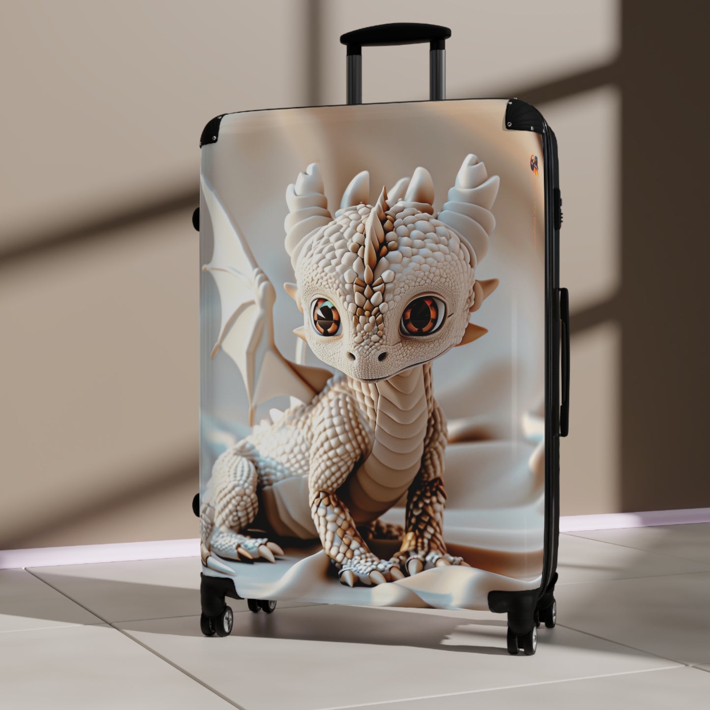 Baby White Dragon Suitcase - Teeny Tiny Dragons