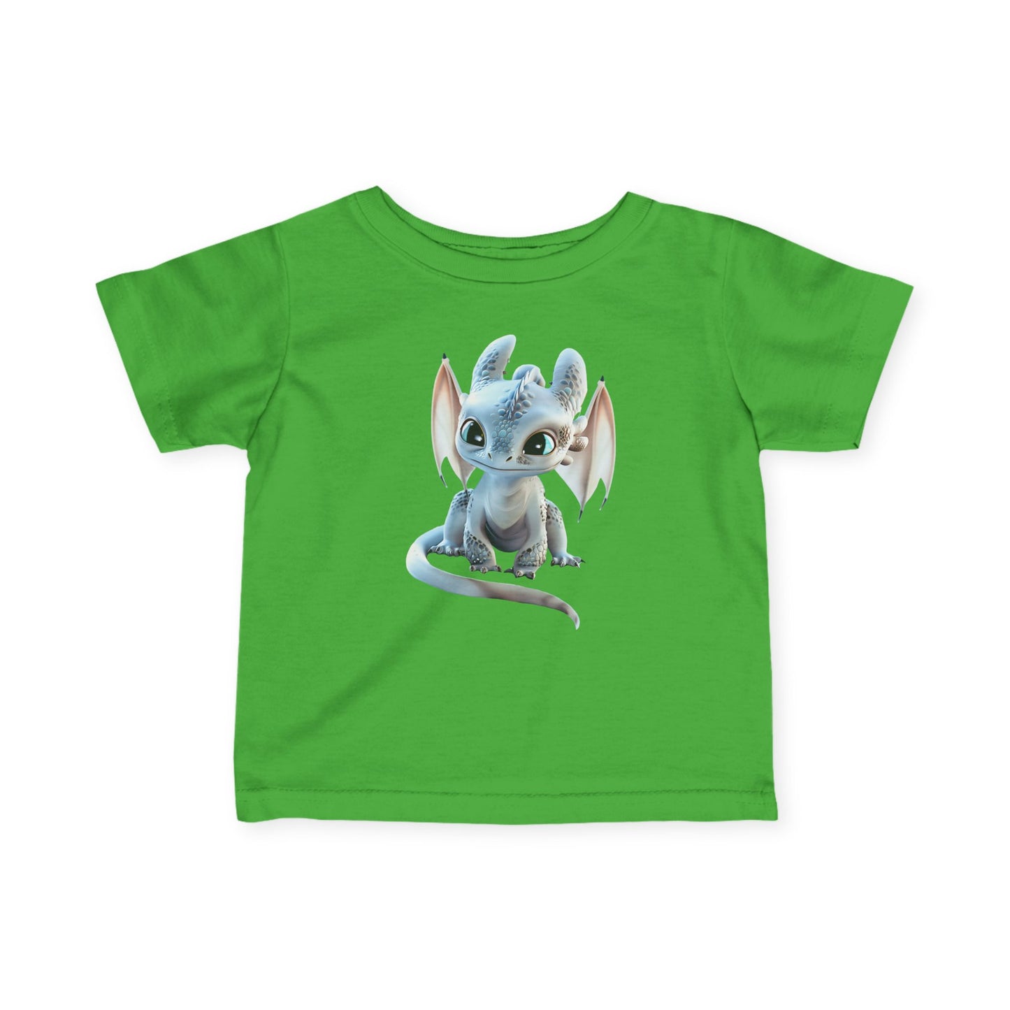 Cute Little Blue Dragon Infant Fine Jersey T-Shirt - Teeny Tiny Dragons