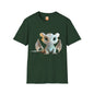 Cute Little Dragon Adult Unisex Softstyle T-Shirt - Teeny Tiny Dragons