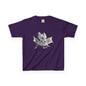 Silver Crystal Dragon Kids Heavy Cotton T-Shirt