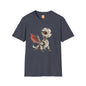 Chrome Robot Dragon Adult Unisex Softstyle T-Shirt - Teeny Tiny Dragons