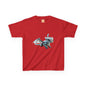 Flying White Dragon Kids Heavy Cotton T-Shirt - Teeny Tiny Dragons