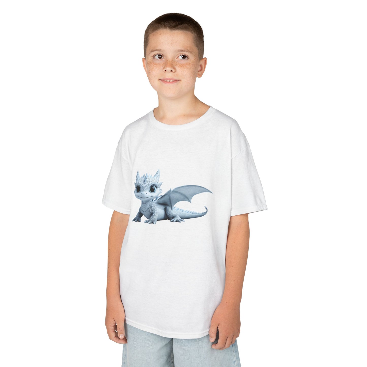 Blue Dragon Kids 100% Cotton T-Shirt - Teeny Tiny Dragons