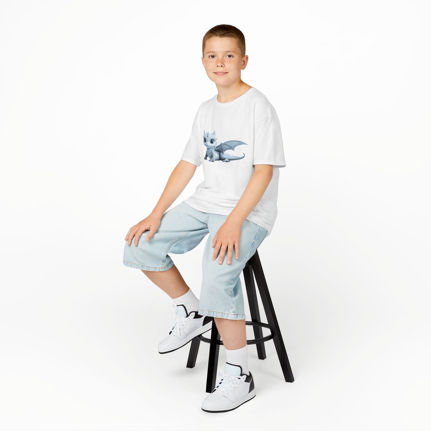Blue Dragon Kids 100% Cotton T-Shirt - Teeny Tiny Dragons