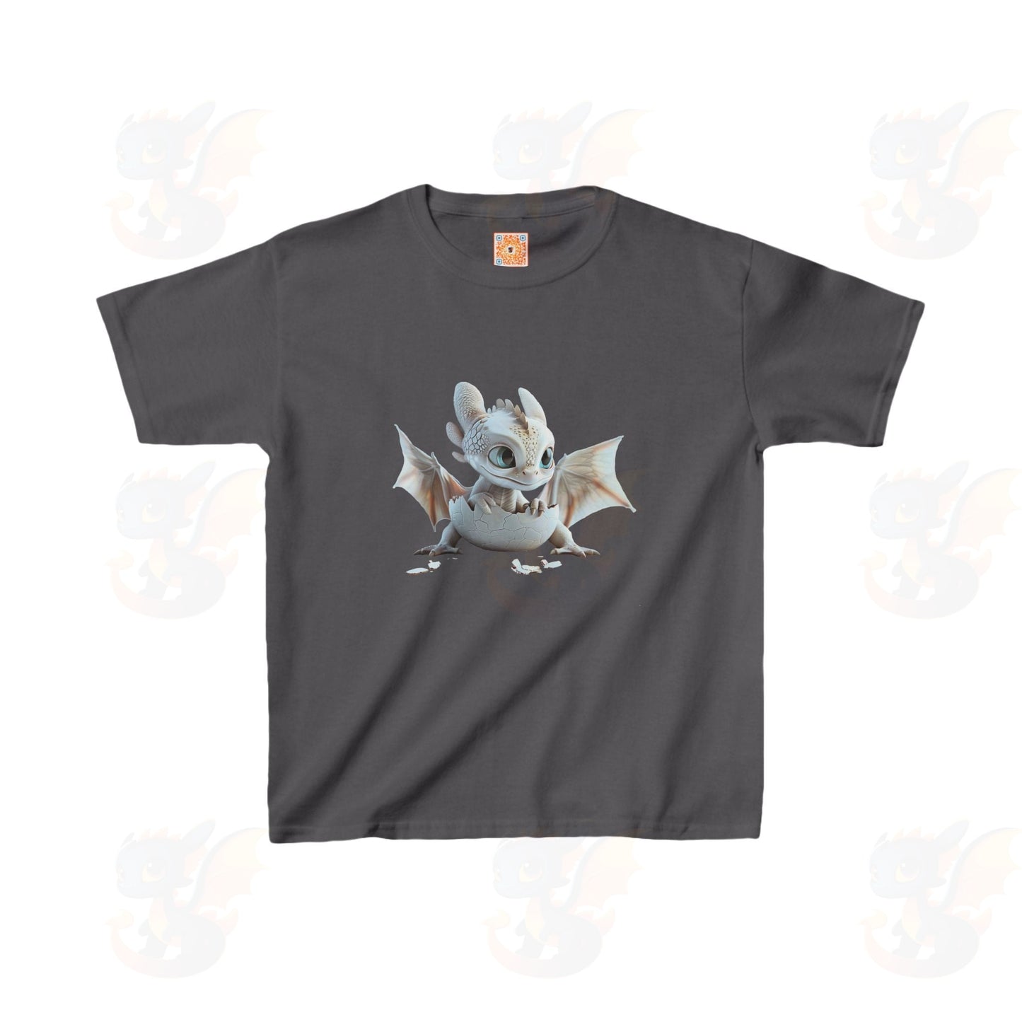 Cute Little Dragon - Kids Heavy Cotton™ T-Shirt