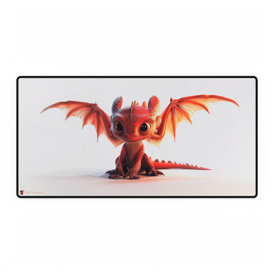 Beautiful Red Dragon Mouse Mat | Teeny Tiny Dragons