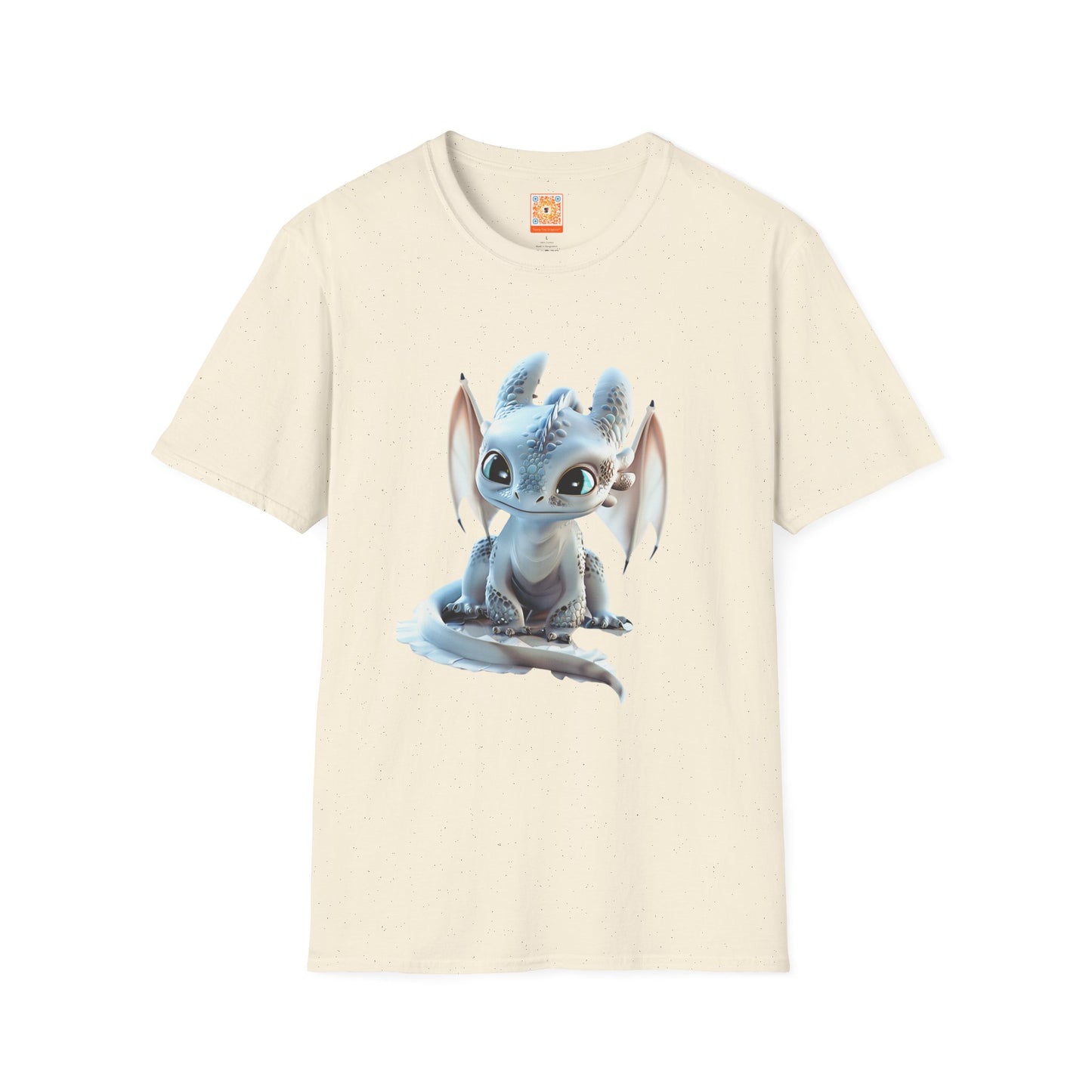 Gorgeous Little Blue Dragon Adult Unisex Softstyle T-Shirt - Teeny Tiny Dragons