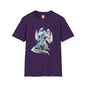 Gorgeous Little Blue Dragon Adult Unisex Softstyle T-Shirt - Teeny Tiny Dragons
