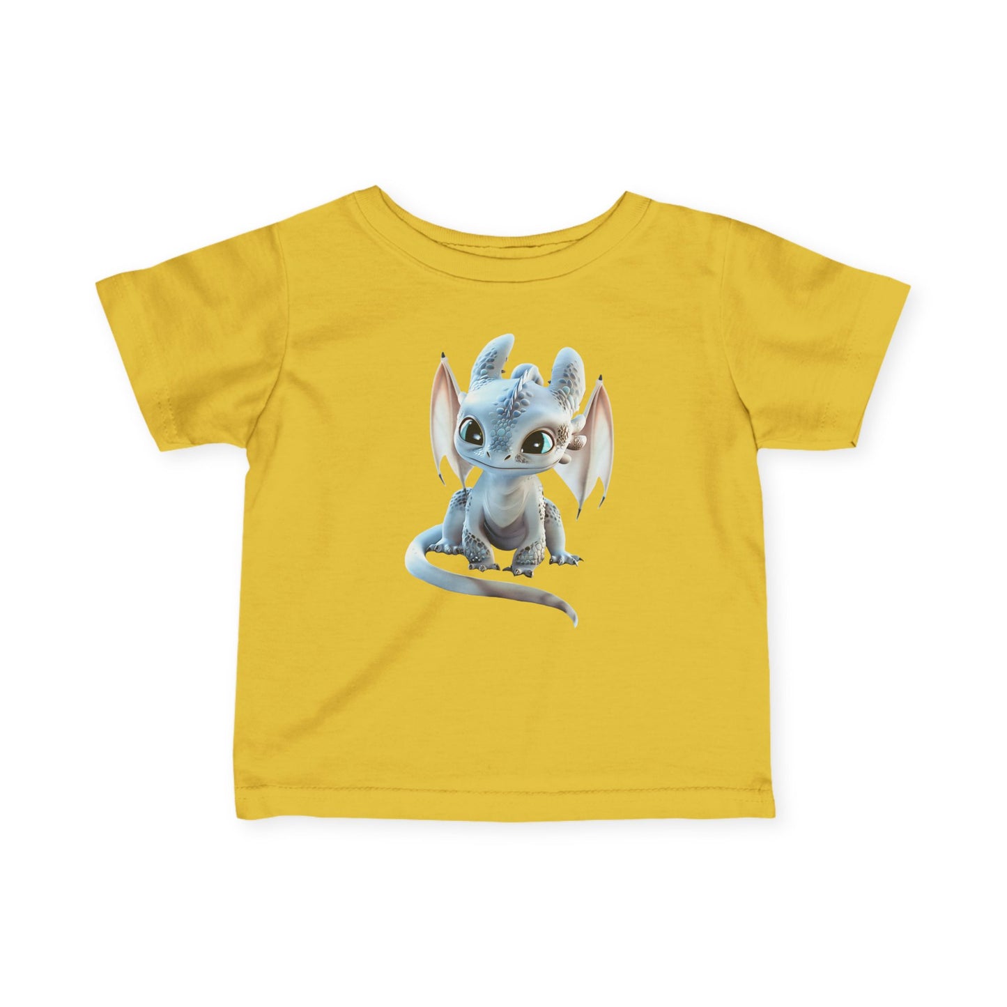 Cute Little Blue Dragon Infant Fine Jersey T-Shirt - Teeny Tiny Dragons