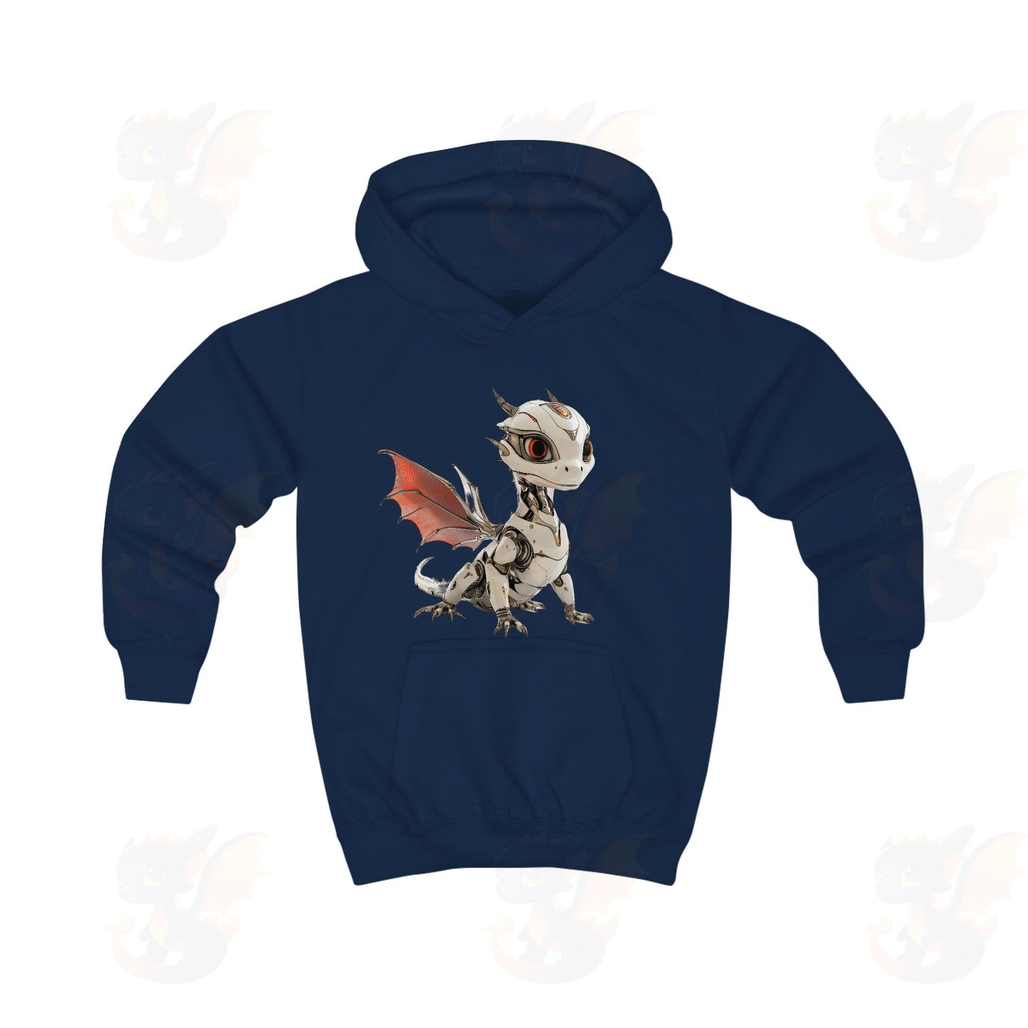 Robot Dragon Design - Kids Hoodie