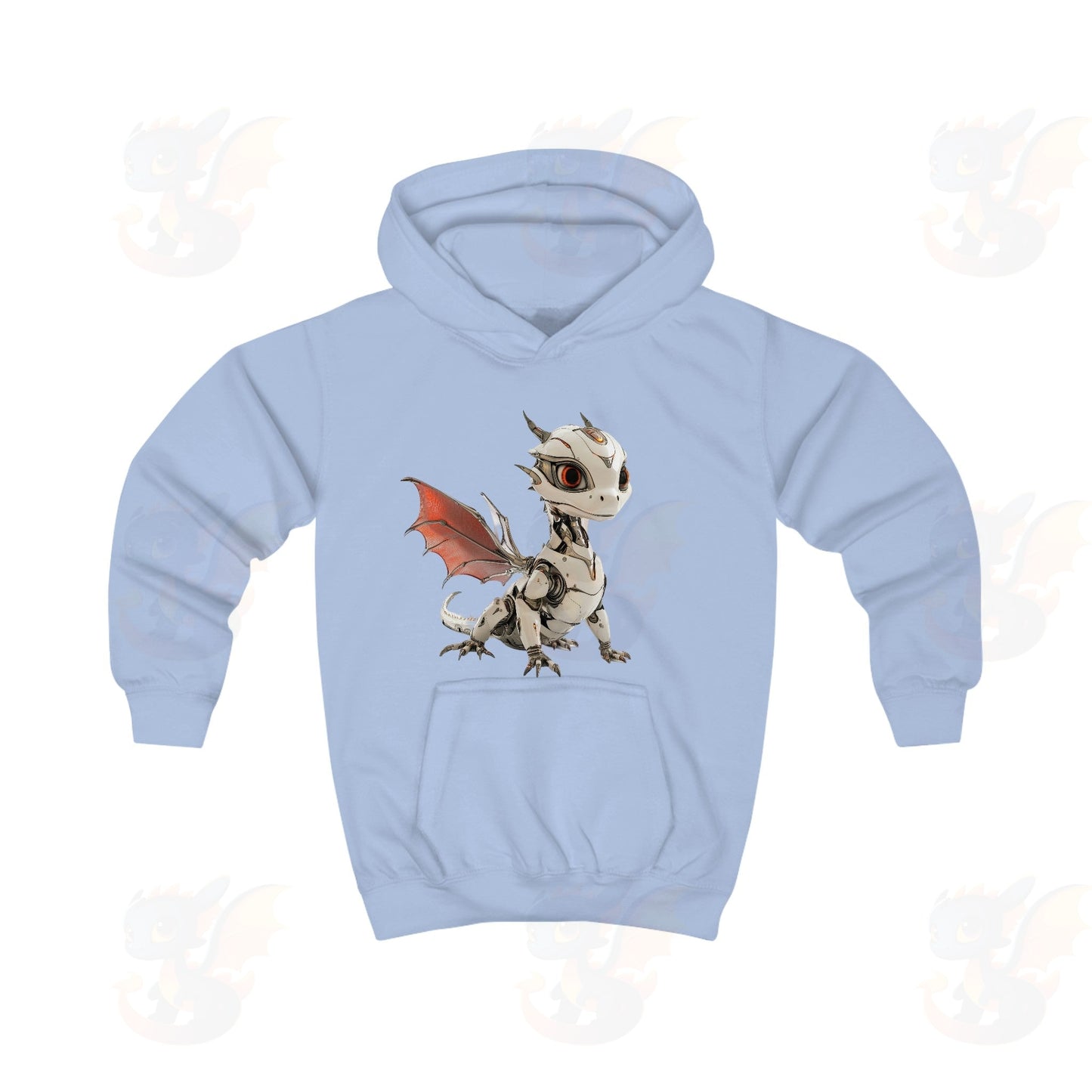 Robot Dragon Design - Kids Hoodie