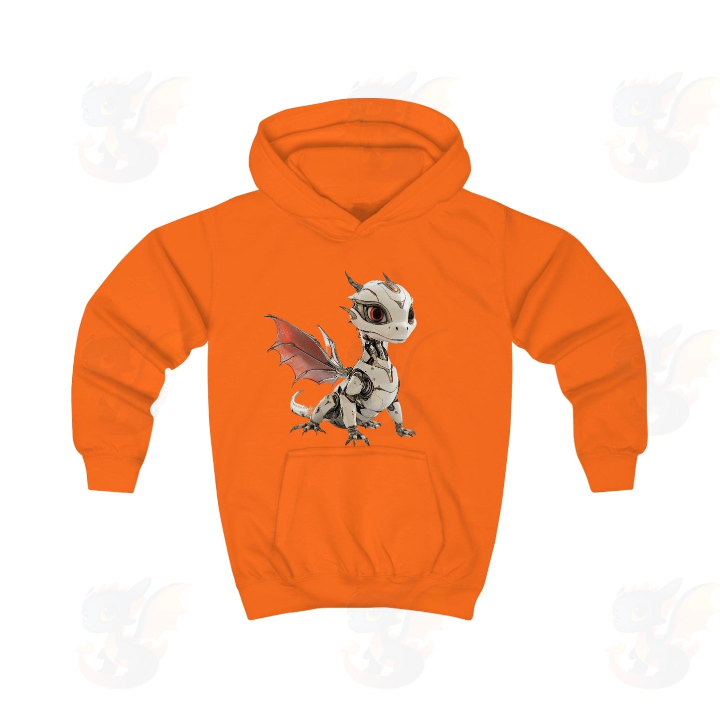 Robot Dragon Design - Kids Hoodie