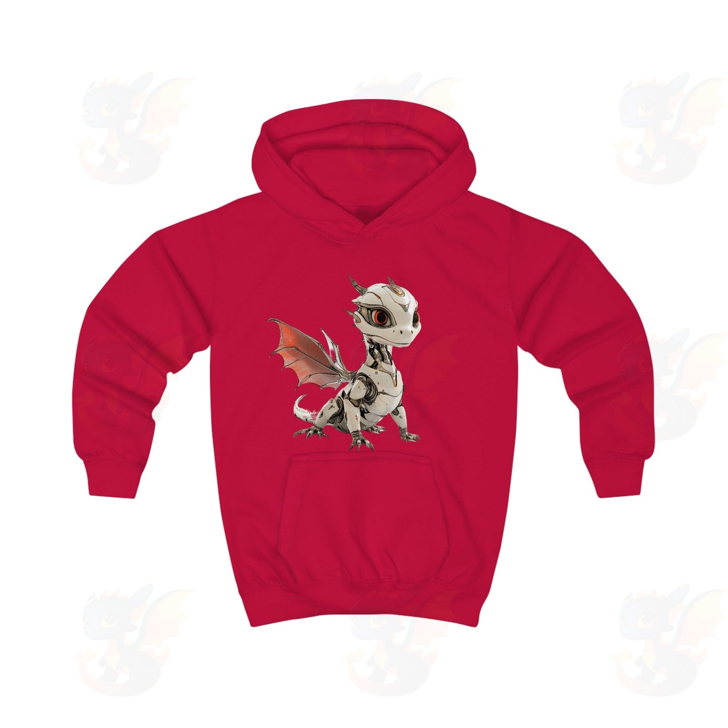 Robot Dragon Design - Kids Hoodie