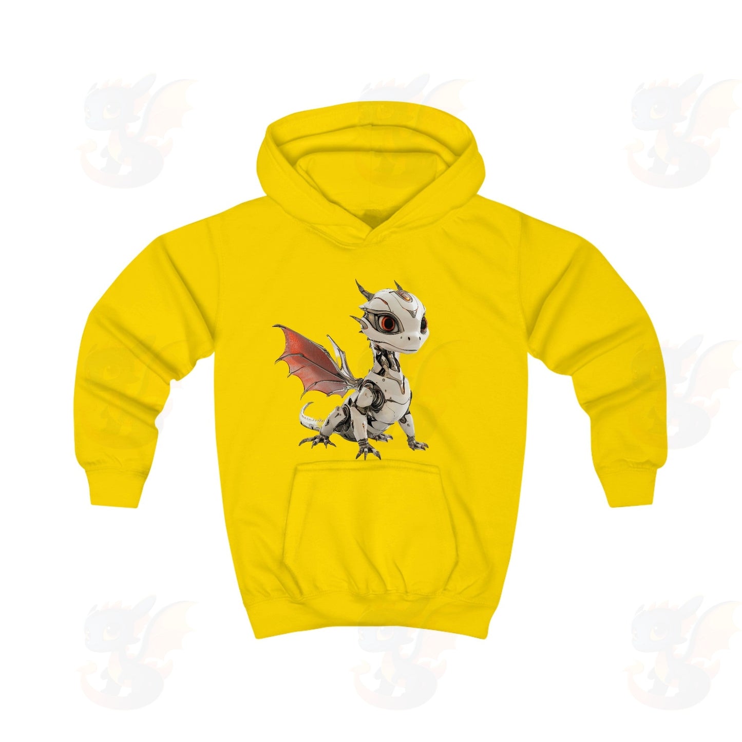 Robot Dragon Design - Kids Hoodie