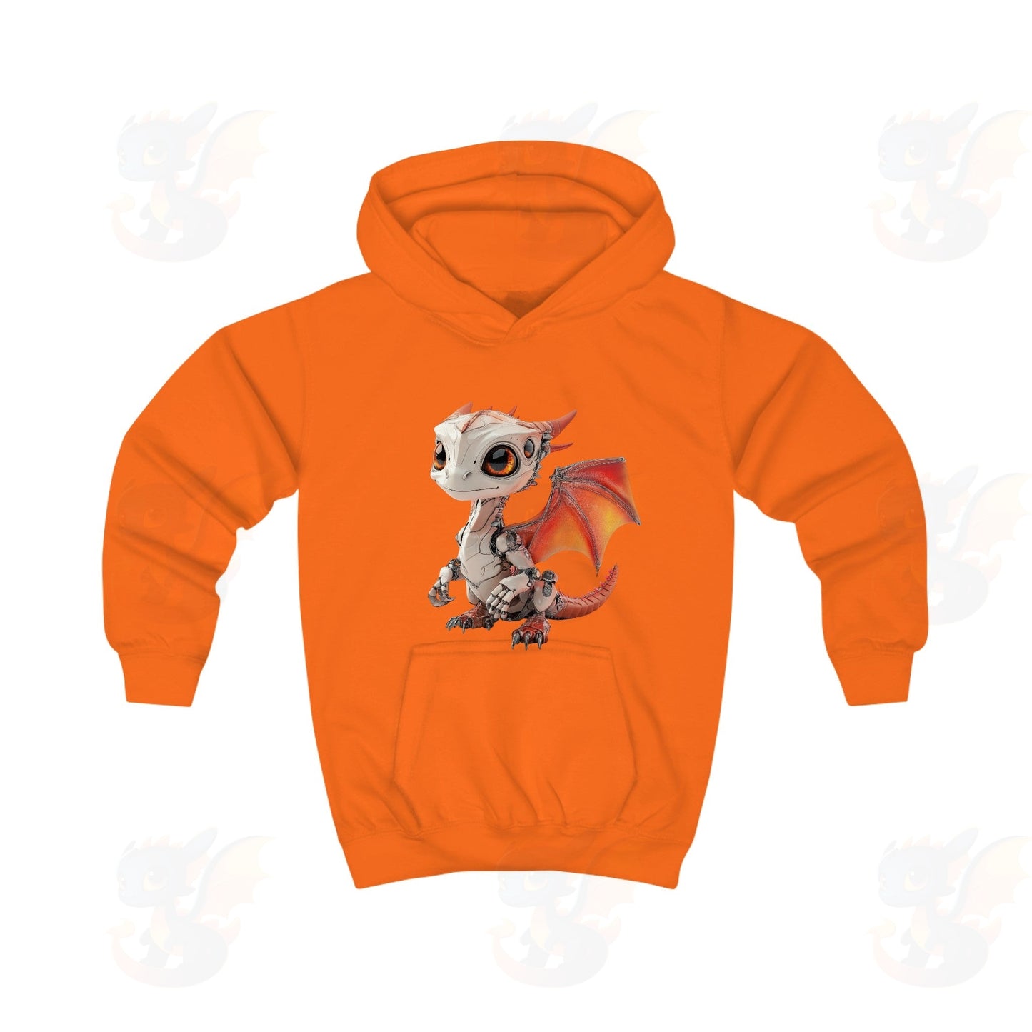 Very Cute Robot Dragon - Kids Hoodie