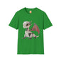 Sitting Robot Dragon Adult Unisex Softstyle T-Shirt - Teeny Tiny Dragons