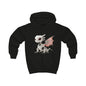 Crimson Robot Dragon Kids Hoodie - Teeny Tiny Dragons