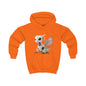 Crimson Robot Dragon Kids Hoodie - Teeny Tiny Dragons