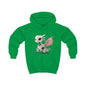 Crimson Robot Dragon Kids Hoodie - Teeny Tiny Dragons