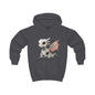 Crimson Robot Dragon Kids Hoodie - Teeny Tiny Dragons