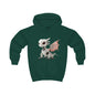 Crimson Robot Dragon Kids Hoodie - Teeny Tiny Dragons