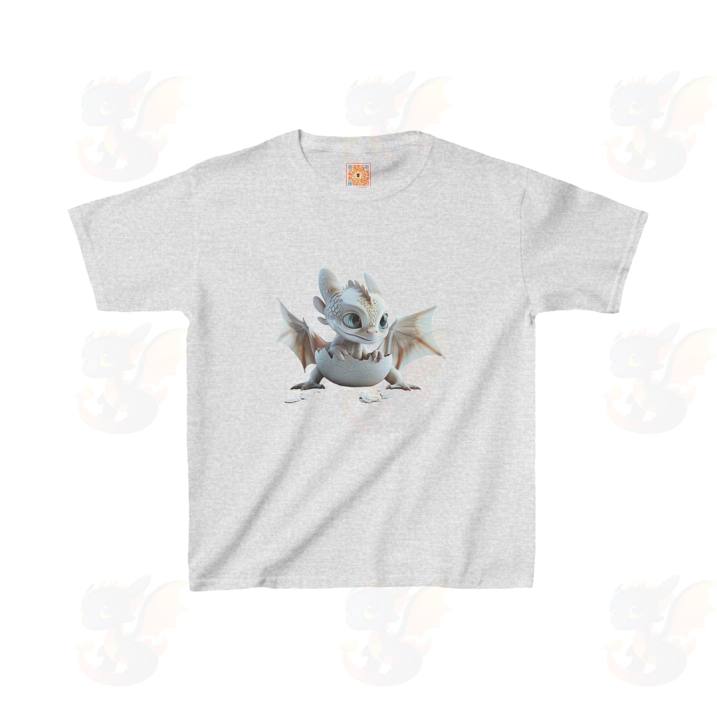Cute Little Dragon - Kids Heavy Cotton™ T-Shirt