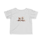 Frosty Twin Baby Dragons Infant Fine Jersey T-Shirt - Teeny Tiny Dragons