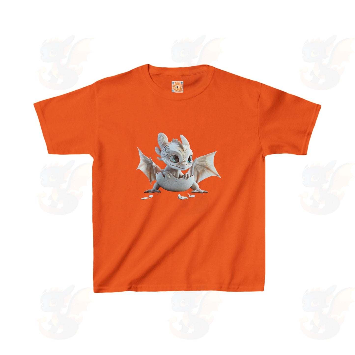Cute Little Dragon - Kids Heavy Cotton™ T-Shirt