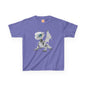 Blue Eyed Robot Dragon Heavy Cotton T-Shirt - Teeny Tiny Dragons