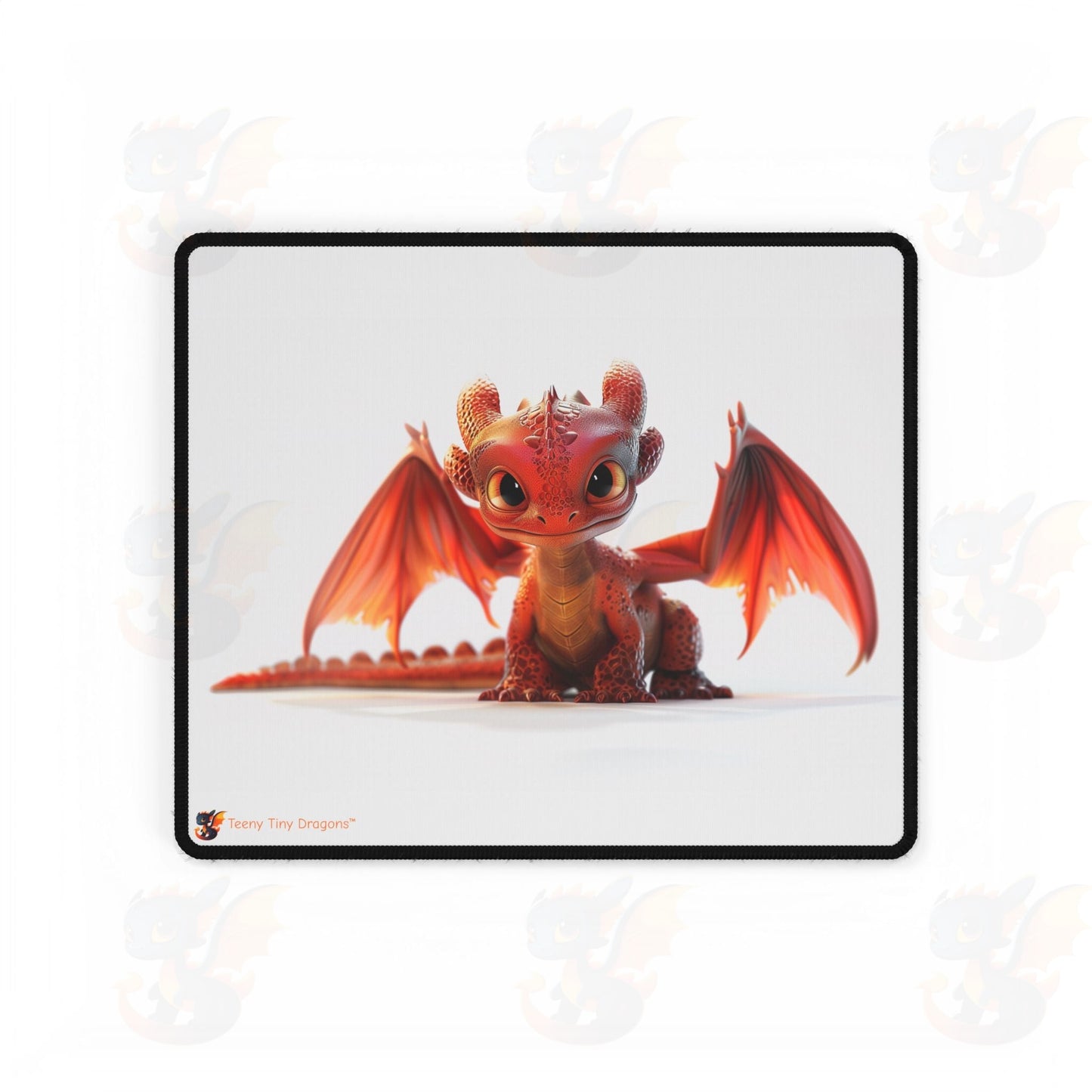 Beautiful Little Red Dragon Mouse Mat