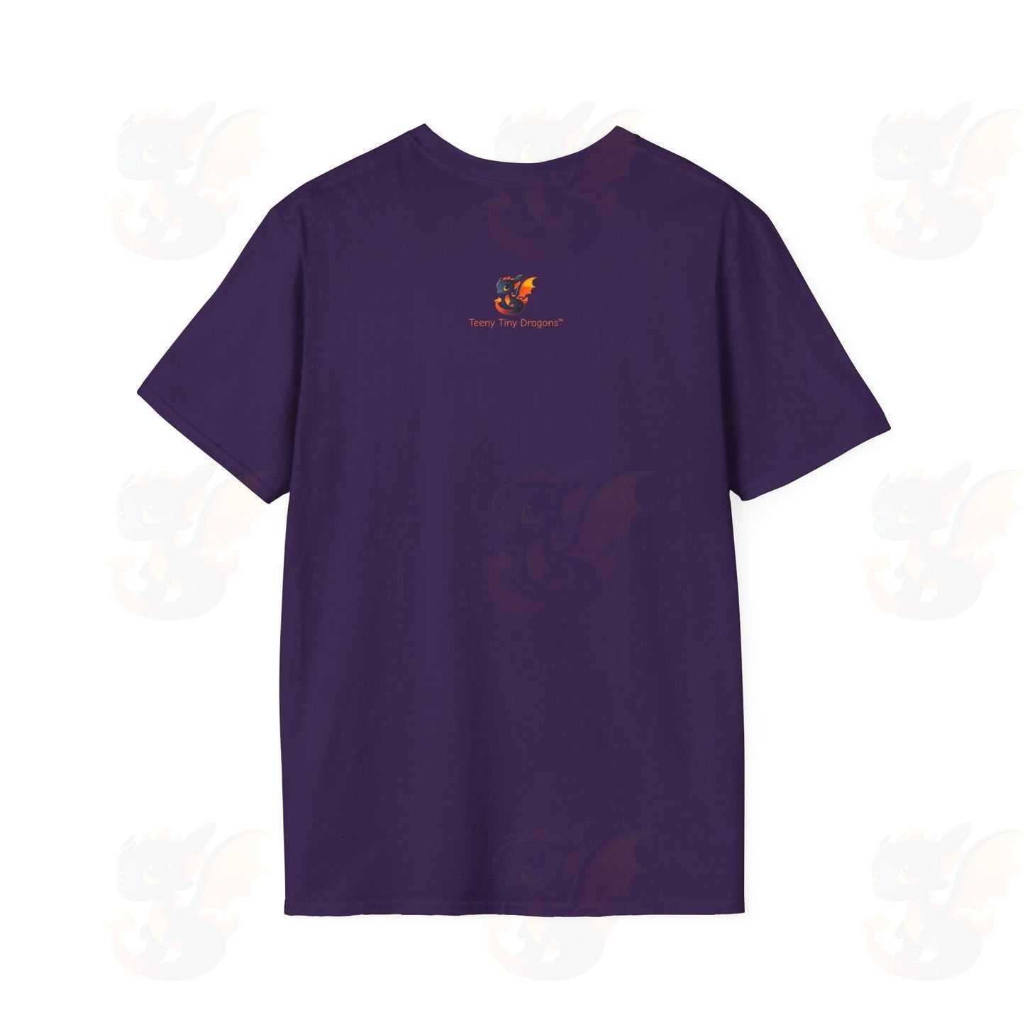 Adult Robot Dragon Design Unisex Softstyle T-Shirt