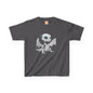 Cute White Robot Dragon Kids Heavy Cotton T-Shirt - Teeny Tiny Dragons