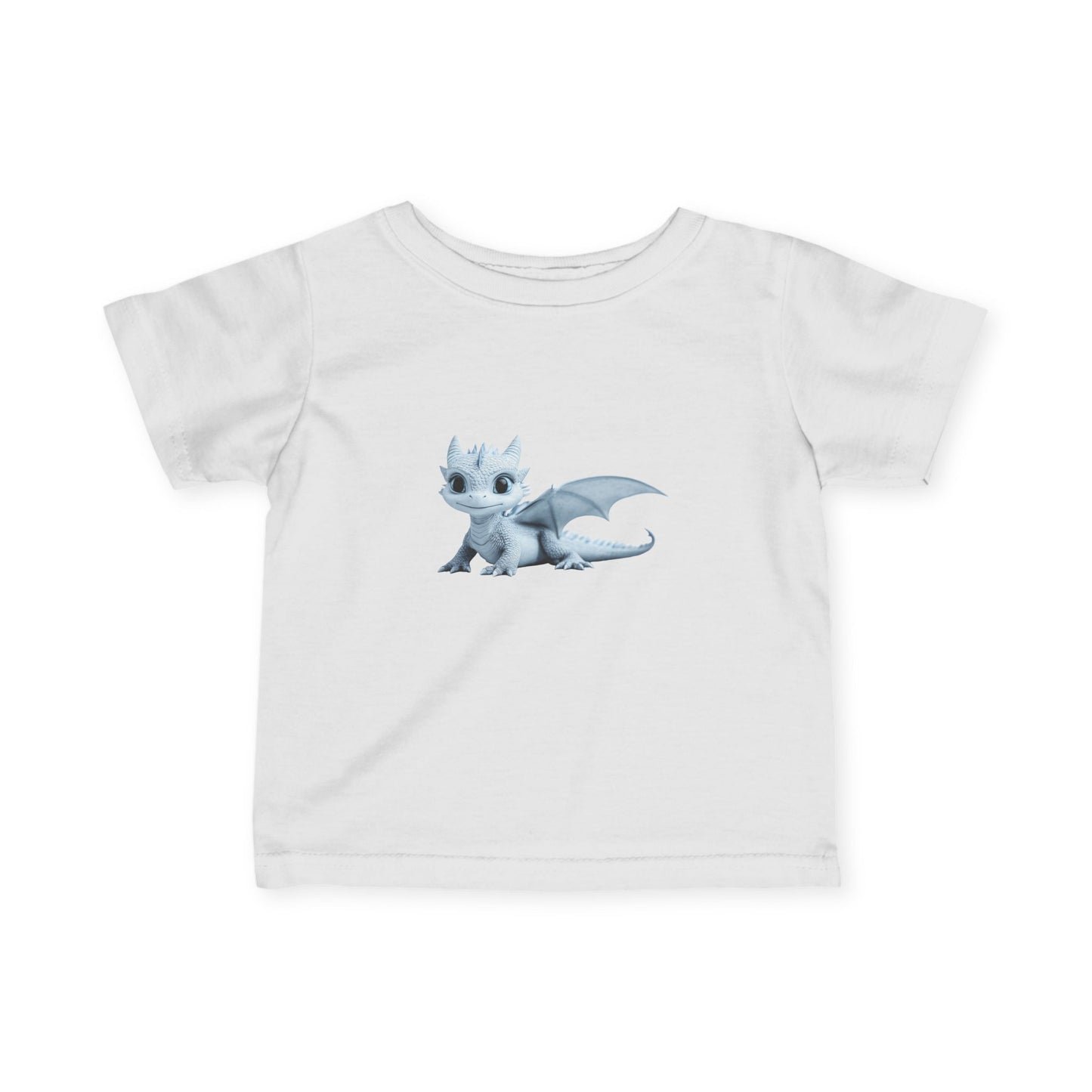 Cute Little Blue Dragon Infant Fine Jersey T-Shirt - Teeny Tiny Dragons