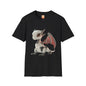 Sitting Robot Dragon Adult Unisex Softstyle T-Shirt - Teeny Tiny Dragons