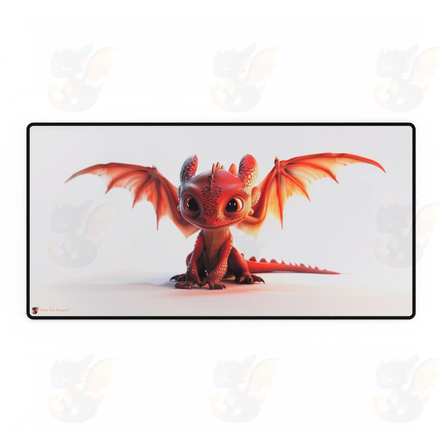 Mouse Mats with Beautiful Red Dragon