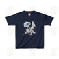 Blue Eyed Robot Dragon - Kids Heavy Cotton™ T-shirt