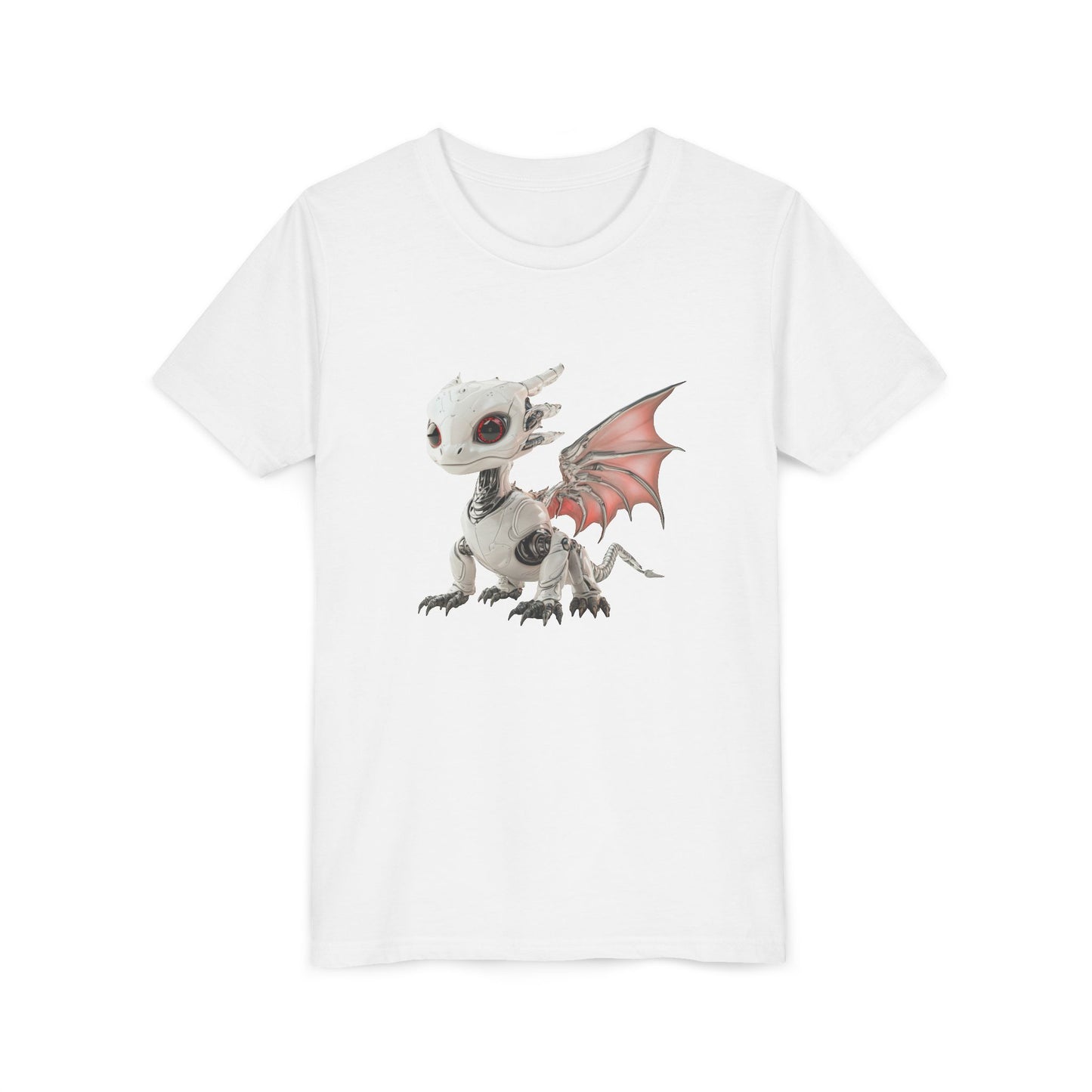 A Cool Robot Dragon - Youth Short Sleeve T-Shirt - Teeny Tiny Dragons