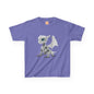 Little White Robot Dragon Kids Heavy Cotton T-Shirt - Teeny Tiny Dragons